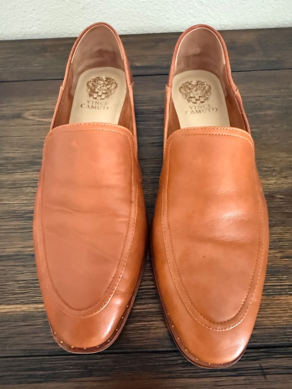 Vince Camuto Womens Cretinian Loafer | Warm Camel | Size 11 - Picture 4 of 7